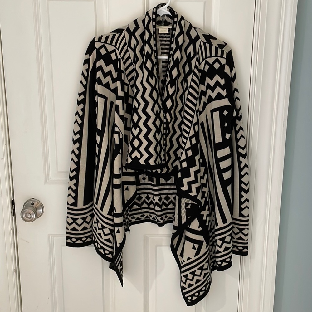 Anthropologie Staring at Stars Waterfall Sweater